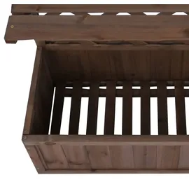Mendler Hochbeet HWC-P69 177 x 77 x 33 cm Braun
