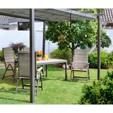 LECO Pergola 3 x 4 m lichtgrau