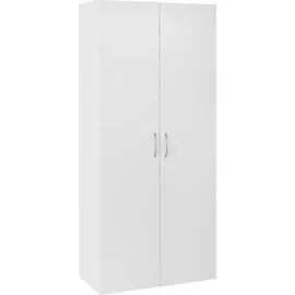 Wimex Wohnbedarf Import Export Handels GmbH Wäscheschrank Multiraumkonzept 80 x 185 x 40 cm Weiß