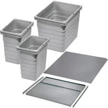 SO-Tech Ninka Abfalltrennsystem eins2vier 17 l Grau