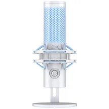 Kingston HyperX QuadCast 2 Frost, USB-Mikrofon für Gaming, Streaming und Podcasting, integrierte Bedienelemente, LED, Schnellverschluss-Schockhalterung, Arm-/Stativhalterung, PC, PS5, PS4, USB-C,