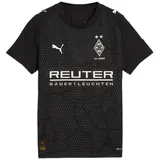 Puma Borussia Mönchengladbach 25/26 Ausweichtrikot Jugendliche PUMA schwarz|weiß 176
