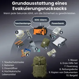 Extralink Kurbelradio orange
