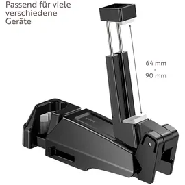 Baseus Rücksitz Kopfstütze Halterung 4,0''-6,5'' Schwarz