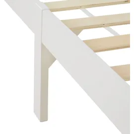 Homestyle4u Jugendbett 90x200cm weiß