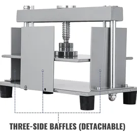 Vevor Manuelle Papierpresse, 305 x 220 mm für Papier im A4-Format, Flachpresse, 10 cm Dicker Stahlrahmen, manuelle Flachpapierpresse, Buchpresse zur Papierherstellung