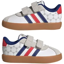 adidas VL Court 3.0 Kinder Cloud White/Pure Ruby/Mystery Ink 23,5