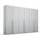 Rauch Drehtürenschrank Skat Pure 301 x 223 x 63 cm Grau