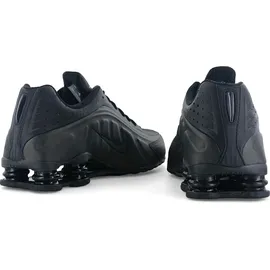 Nike Shox R4 Herren Black/Black/Bright Crimson/Black 43