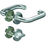 OGRO Drückergarnitur WC Alu F1 8100