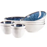 Mäser Salatschüssel-Set, Steinzeug Frozen