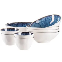 Mäser Salatschüssel-Set, Steinzeug Frozen