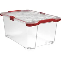 Rotho Aufbewahrungsbox Evo Total inkl. Deckel 44 L transparent