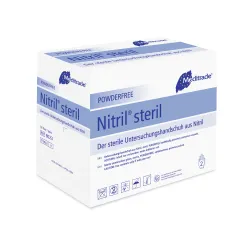 Meditrade Nitril® steril Untersuchungshandschuhe 8023S , 1 Packung = 50 Paar, Größe S