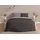 Bett1.de Bodyguard Flanell-Silber/Anthrazit 200 x 220 cm + 2 x 80 x 80 cm