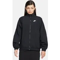 Nike Jacke W NSW ESSNTL WR WVN JKT, BLACK/BLACK/WHITE, L