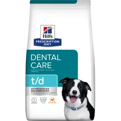 HILL'S Prescription Diet Canine t/d 4 kg Futter zur Förderung der Zahngesundheit Ihres Hundes