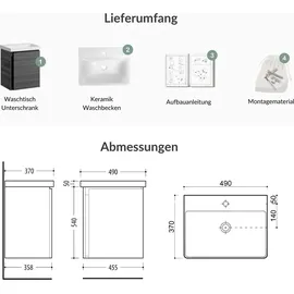 Planetmöbel Waschtisch 50 x 0 cm