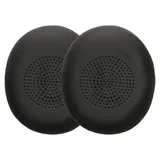 kwmobile 2x Ohr Polster für Jabra Jabra Elite 45h / Evolve2 65 / Evolve2 40 Ohrpolster - Ersatz Ohrpolster - Kopfhörer Ersatzteile - Kopfhörer - Schwarz