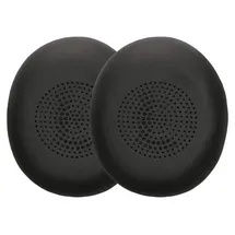 kwmobile 2x Ohr Polster für Jabra Jabra Elite 45h / Evolve2 65 / Evolve2 40 Ohrpolster - Ersatz Ohrpolster - Kopfhörer Ersatzteile - Kopfhörer - Schwarz