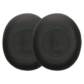 kwmobile 2x Ohr Polster für Jabra Jabra Elite 45h / Evolve2 65 / Evolve2 40 Ohrpolster - Ersatz Ohrpolster - Kopfhörer Ersatzteile - Kopfhörer - Schwarz