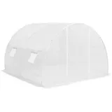 vidaXL Gewächshaus 3 x 3 x 2 m weiß