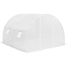 vidaXL Gewächshaus 3 x 3 x 2 m weiß