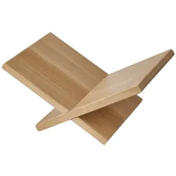 Buchständer Jet aus Kiefernholz, Natur