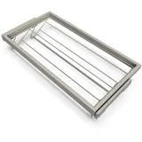 Emuca Metall, Grau, Metall, 100x15x52.5 cm, Garderobe, Schuhaufbewahrung, Schuhschränke