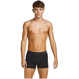 JACK & JONES JACBASIC Bamboo Trunks schwarz/weiß XXL 3er Pack