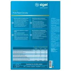 SIGEL Inkjet Fotopapier 20+20BL weiss T1155 A4