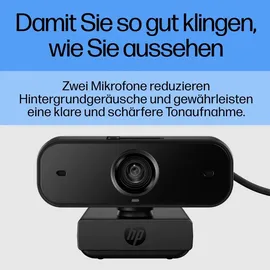 HP 430 - Webcam - Farbe - 1920 x 1080 Pixel, Mikrofon, Klemm-Halterung