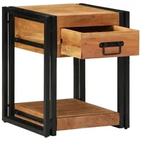 VidaXL Nachttisch 40x40x50 cm Massivholz Akazie