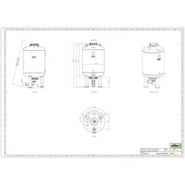 Buderus Reflexomat RG 6 bar 1000 l Grau