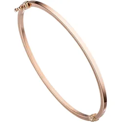 Armreif JOBO "Armband oval", rosa (roségold 585), Armbänder, Damen, Roségold 585, Rosu00e9gold 585, 585 Roségold