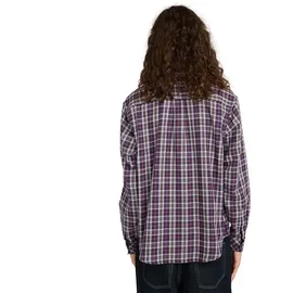Element Button Down Flannel Regular Fit Langarmhemd - Tartan Graystone - L