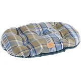 Ferplast Hundebett Hundekissen Katzenkissen Hundesofa für kleine Hunde, Katzenbett, 78 x 50 x 15 cm Waschbar Blau