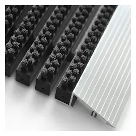 Floordirekt Hochleistungsmatte Profi Brush Bürsten: Schwarz