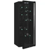 Exquisit GKS240-GT-160C Getränkekühlschrank (237 l, 1400 mm hoch, Schwarz)