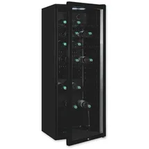 Exquisit GKS240-GT-160C Getränkekühlschrank (237 l, 1400 mm hoch, Schwarz)