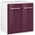 WELLTIME Waschbeckenunterschrank Venedig 50 x 53 cm Lila