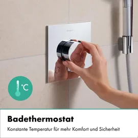 Hansgrohe Ecostat Comfort E Duschthermostat Unterputz für 2 Verbraucher Chrom 33716000