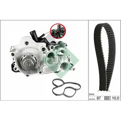 Schaeffler Ina Zahnriemensatz Mit Wasserpumpe Mit Gehäuse Passend Für Audi A1 A3: Wasserpumpe + Zahnriemensatz Lucas: Lkp226 Ruville: 55b0042 Ruville: