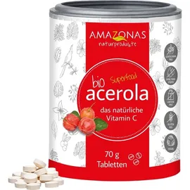 AMAZONAS Acerola 100% Bio natürliches Vit.C Lutschtabletten