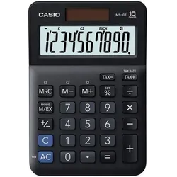 Casio Tischrechner MS-10F 10-stelliges Display Schwarz