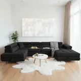 sofiland Eckcouch U-Form Grau