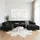 sofiland Eckcouch U-Form Grau