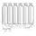 Relaxdays Trinkflasche Glas Schwarz 0,5 l