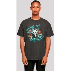 T-Shirt F4NT4STIC "Tao Tao Child Of The Wild", Herren, Gr. 3XL, schwarz, Obermaterial: 100% Baumwolle, casual, oversize, Rundhals, Kurzarm ohne Bündchen, Shirts, Retro, Heroes of Childhood, TV Serie
