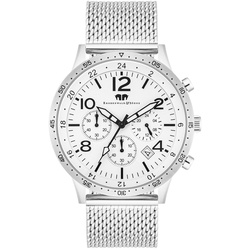 Rhodenwald & Söhne Chronograph Flight Captain in Silber Edelstahl in Silber Herrenuhren   Herren 